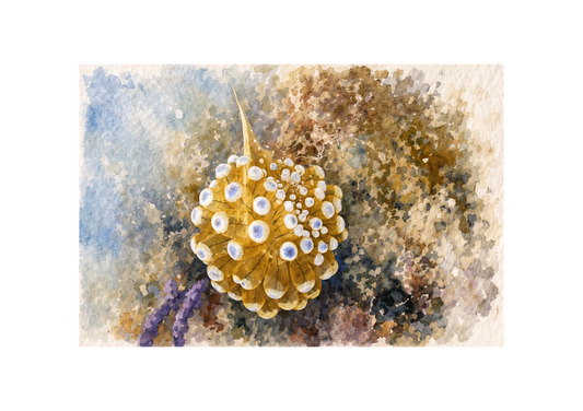 Grande peinture à l'aquarelle